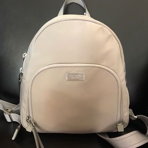 New with tags Kate spade grey backpack